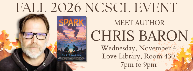 NCSCL fall 2026 event, author Chris Baron