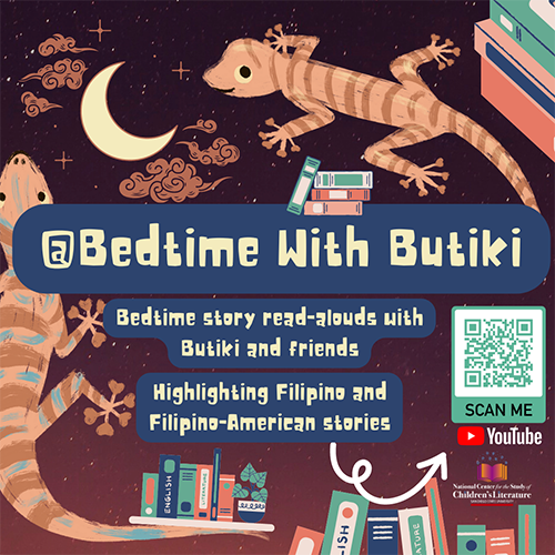Bedtime With Butiki, Bedtime story read-alouds with Butiki and friends, Highlighting Filipino and Filipino-American stories