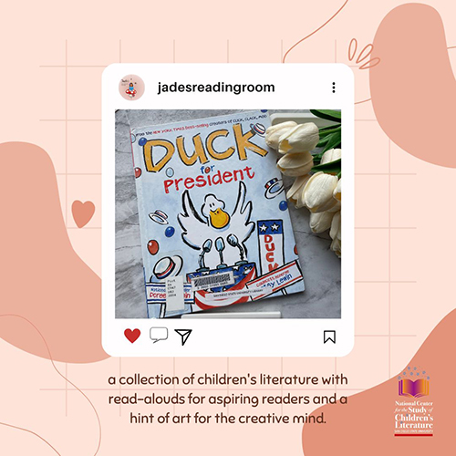 jadesreadingroom, a collection of children's literature with read-alouds for aspiring readers and a hint of art for the creative mind