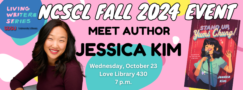 NCSCL Fall 2024 Event, Meet AUthor Jessica Kim